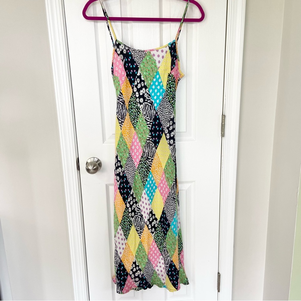 RIXO for Target Patchwork Floral Slip Dress XXS